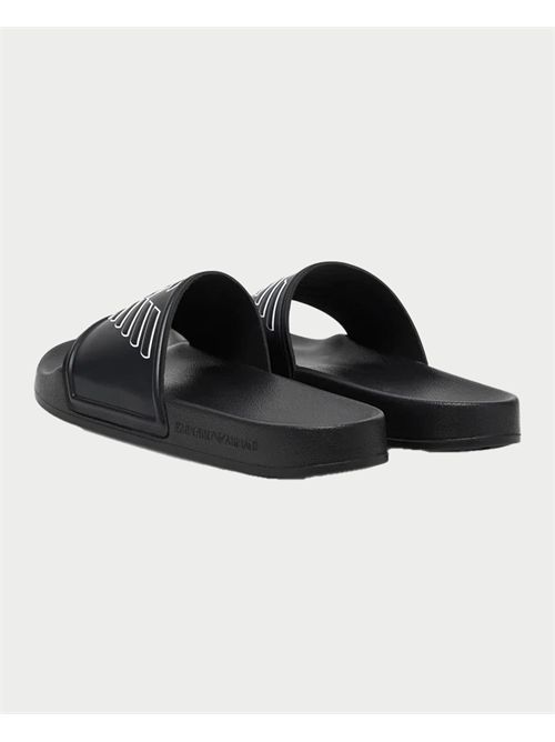Sliders uomo Emporio Armani con maxi logo EMPORIO ARMANI | XVPS11-XR273K485